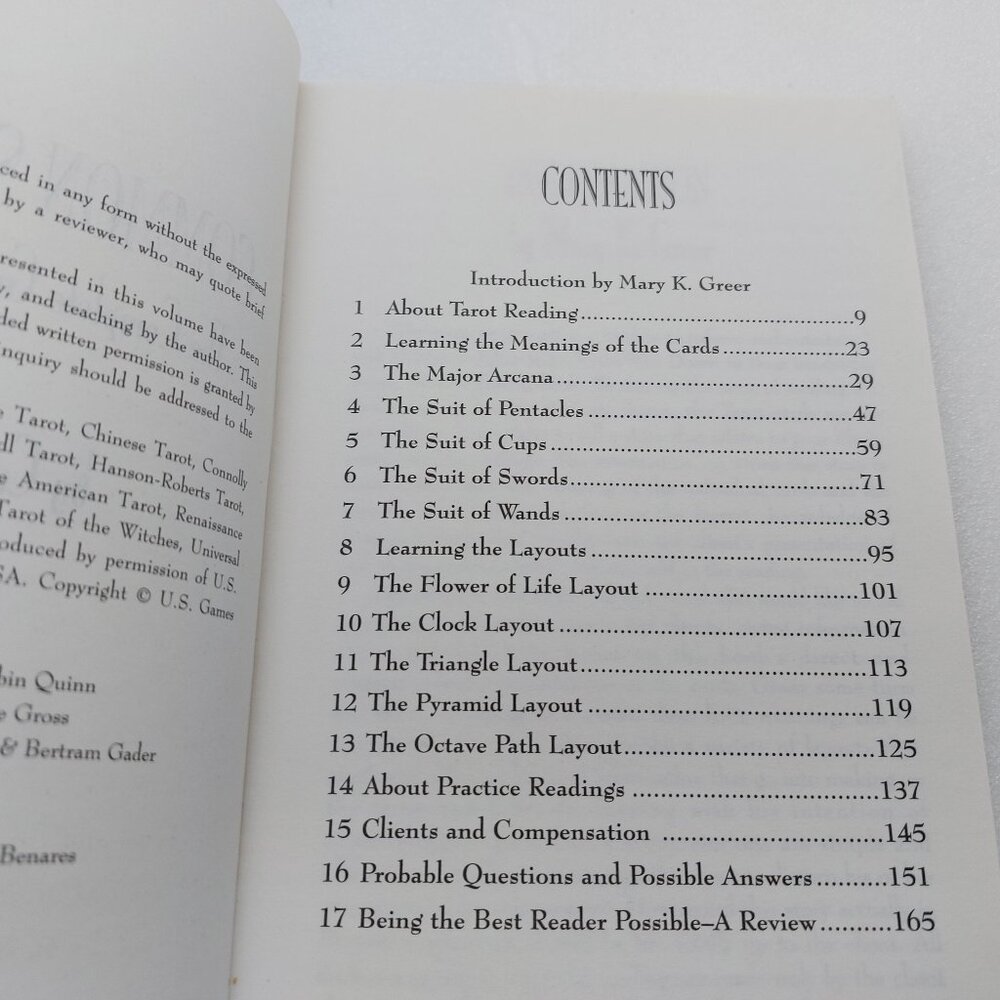 1992 Common Sense Guide To Tarot Reading Paperback Book by Camden Benares - Picture 5 of 13